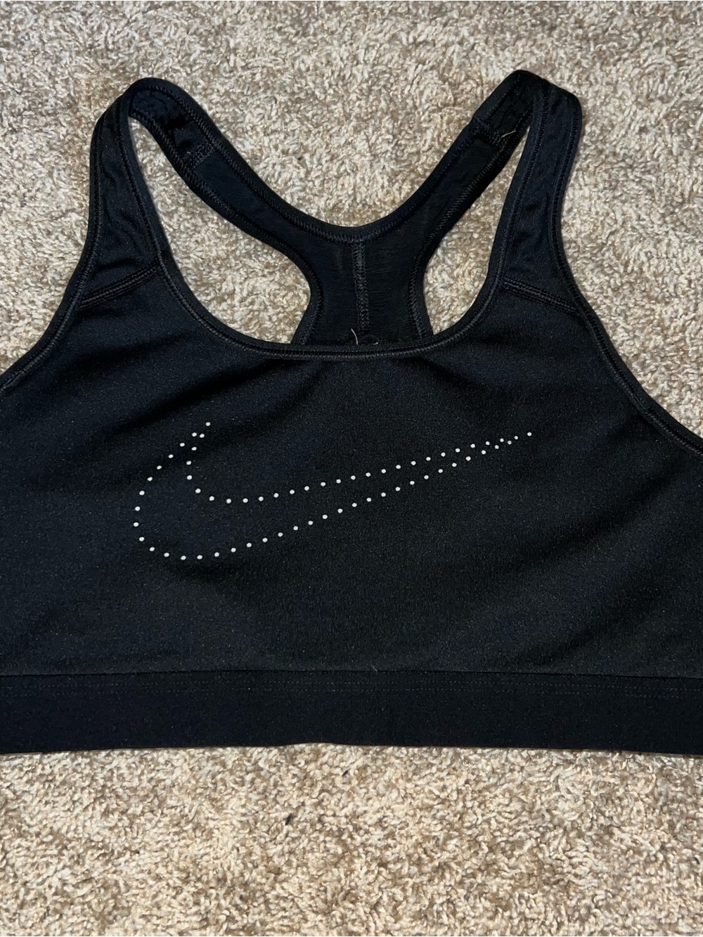 Nike Black Racerback Sports Bra